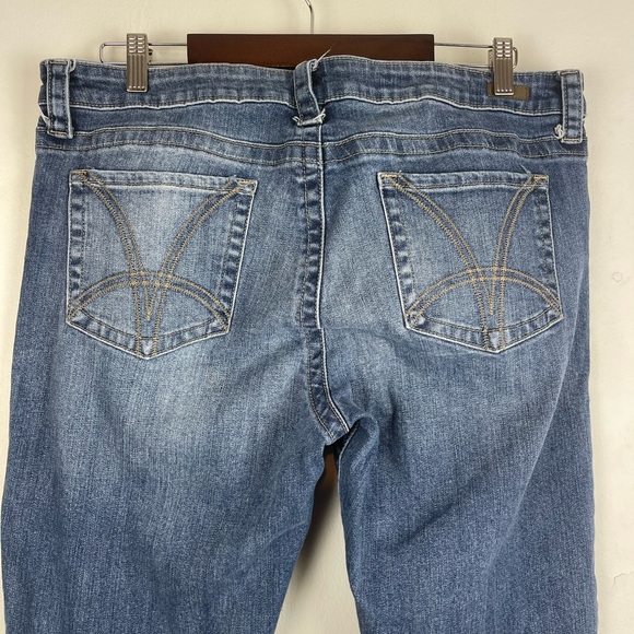 Kut From The Kloth Stevie Straight Leg Jean Size 16 EUC - Picture 4 of 7